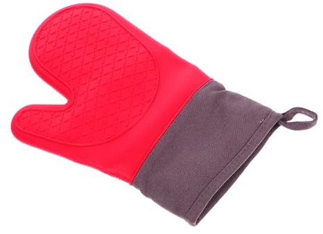 ABOOFAN Silicone Oven Gloves Heatproof Glove Fingers Fire Resistant for Kitchen Bbq