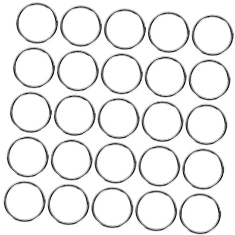 Anneome 400stücke Metall-spaltringe Kleine Geteilte Schlüsselanhänger-ringe Diy-metallringe Für Schlüsselbänder Und Bastelarbeiten Tragbare Schlüsselanhänger-ringe