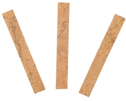 HONITANO 3 Stück Klarinettenzubehör zur Reparatur mit Rutschfester Holz Neck Korkplatte für Komfortables Spielen und Präzise Passform bei Holzblasinstrumenten