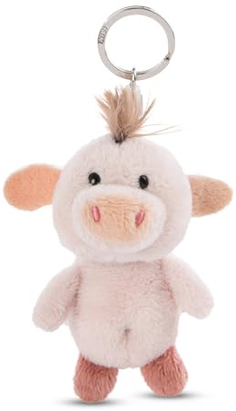 NICI 62246 Pigwick Portachiavi a forma di maialino, compagno fedele per lo zaino o la borsa di grandi e piccini, 10 cm, rosa