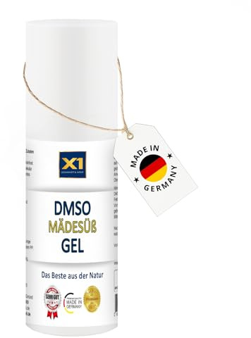 DMSO Gel mit Mädesüß Extrakt – ca. 60% DMSO 99,9% Reinheit – Xanthan & strukturiertes Wasser – ohne Zusatzstoffe – 50ml HDPE Tube mit Dosierpumpe