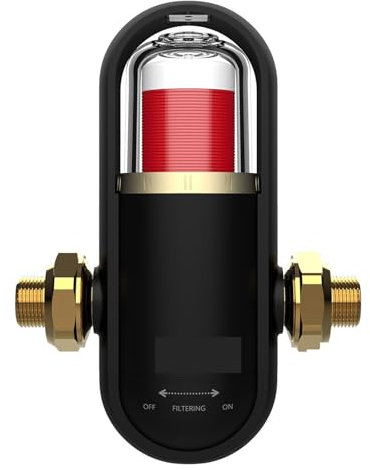 Filtro per l'acqua, Prefiltro Gill + rete in acciaio inossidabile, sedimento centrifugato for tutta la casa, controlavaggio del depuratore del filtro 'acqua