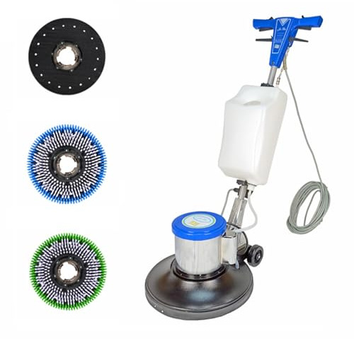 Multi-Surface Floor Cleaner and Polisher with Buffing Pads, Ideal for Wood, Tile, Carpet, and Laminate Floors