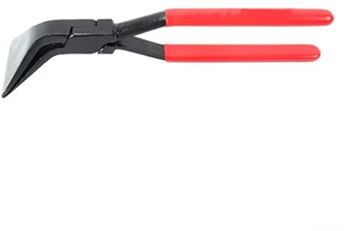 Volakebeing Ensemble de pinces pliantes en acier à haute teneur en carbone avec mâchoires droites à 45 degrés et 90 degrés pour les tâches de pliage et de redressement de tôles, poignée antidérapante