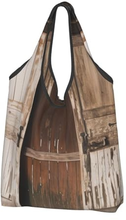 JKSEEPYN Einkaufstasche, bedruckt, faltbar, wiederverwendbar, waschbar, Schultertasche, Einkaufstasche, Alltagstasche, 2 Stück