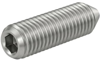 DIN 913/ISO 4026 Gewindestift VG M8x60 Stahl 45H galvanisch verzinkt ISK m. Kegelkuppe 100 Stk