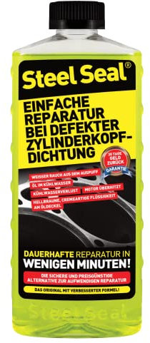 STEEL SEAL Zylinderkopfdichtung Dichtmittel – Zylinderkopfdichtung abdichten, Kühlwasserverlust stoppen & Motorschäden vermeiden ohne Werkstatt – Für alle wassergekühlten Motoren geeignet
