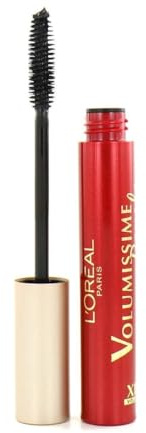 L'Oréal Paris Mascara, Wimperntusche, 3x mehr Volumen und kräftige Wimpern, Klar Definierte Wimpern, Zusätzliche Geschmeidigkeit, Royaler Make-up-Look, Volumissime Royale, Nr. 01 Schwarz, 1 x 7,5 ml