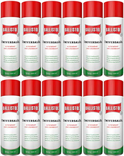 Ballistol Universalöl Kriechöl Waffenöl Schmieröl 400 ml - 12 Spraydosen