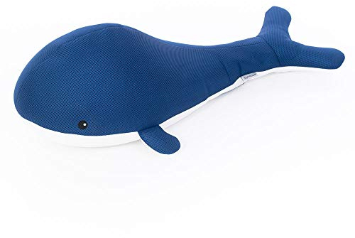 WESTMANN Pool Buddy Wal | 104x50 cm Blau | Bade- & Wasserspielzeug aus Mesh Gewebe | Schwimmtier mit Schnelltrocken Füllung