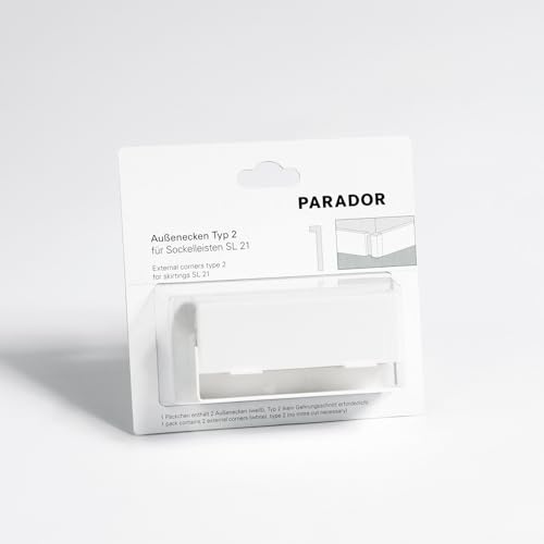 Parador Abschlusskappen Typ 2 für Parador Sockelleisten SL 21