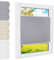 Plissee Klemmfix [Grau, 40x120 cm] ohne Bohren für Tür & Fenster, Faltrollo mit einfacher Montage/Bietet optimalen Sichtschutz und Privatsphäre, idealer Sonnenschutz