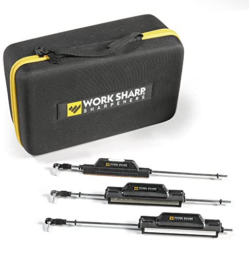 Upgrade-Kit für präzise einstellbare Messerschärfer, Set mit 7 Schleifmitteln und Tragetasche
