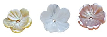Amosfun 3stücke Natürliche Blüten Zubehör Charm Für Ohrring Herstellung Weiß Gelb