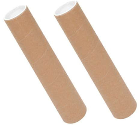 MUSISALY 2 Stk Versandröhren Aus Robustem Papiermaterial Sicherer Transport Für Poster Kunstwerke Und Dokumente Mit Endkappenverschluss