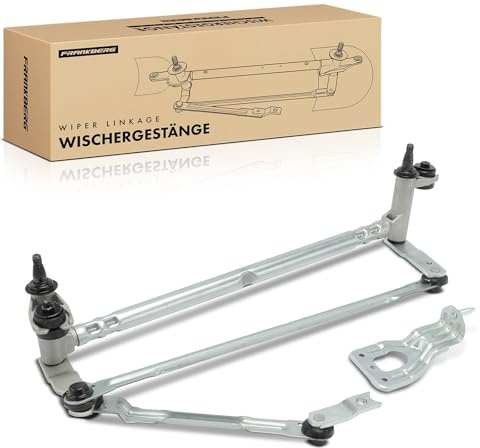 Frankberg Varillaje del limpiaparabrisas Soporte del limpiaparabrisas Delantero Compatible con Polo 6C1 6R1 Ibiza IV 6J5 6P1 Ibiza IV SportCoupé 6J1 6P5 Ibiza IV ST 6J8 6P8 064352116010