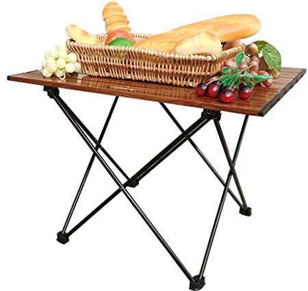Tragbarer Tisch, zusammenklappbarer Campingtisch, Schreibtisch, zusammenklappbar, für Reisen, Garten, Picknicktisch, Aluminiumlegierung (Farbe: A, Größe: L)