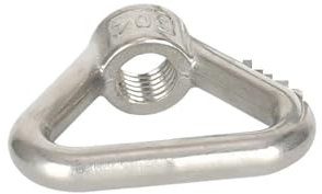 Dreieck Form Hebeöse Muttern, Dreieckige Ringmutter 304 Edelstahl Dreieckige Augenmuttern M8 M10 M12 M14 M16 M20 M24 Trapezgewindering for Griffschrauben(M20)