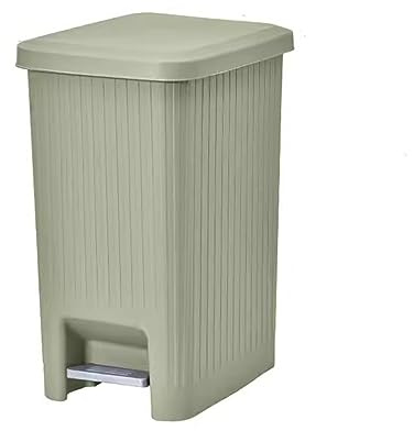 Pattumiera da Cucina Pattumiera da Cucina Grande capacità Pedale con Coperchio Soggiorno Bagno Camera da Letto Pattumiera, Plastica, 10L/15L Pattumiera (B 10L)