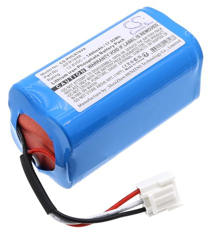 Cameron Sino ACCCHEN Batterie rechargeable pour FC8603, FC8700, FC8705, FC8710, SmartPro Compact (1400 mAh/17,92 Wh) 4IFR19/66, CP0111/01