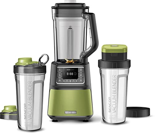 SBU 7870GG - BLENDER- FRULLATORE - Mixer automatico per sottovuoto, 1500 Watt, 8 lame in titanio, 7 programmi, verde, plastica