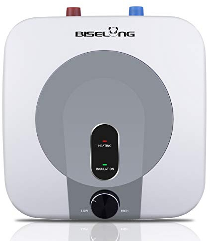 110V-120V, 1.5kW, Small Tank Under Sink, Water Heater 2.5 Gallon Water Heater, Mini Trailer, Instant Electric RV TR for Kitchen, Compact Application Point