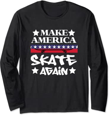 Skaters Skate again Skateboard Waveboard Longboard Skater Langarmshirt