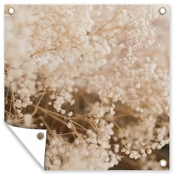 MuchoWow Outdoor-Poster Poster Wanddeko draußen Deko Garten Gartenposter 50x50 cm Pampasgras - Pflanze - Natur