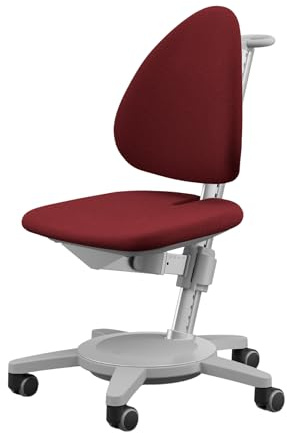 Moll Maximo Kinderschreibtischstuhl | mitwachsend & ergonomisch mit individuell Verstellbarer Sitzfläche und Rückenlehne | Drehstuhl ideal für Schulkinder | langlebig & hochwertig | Made in Germany