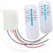 Retoo Interruptor de Mando a Distancia, Receptor Inalámbrico, Transmisor, Interruptor de pared Luz de Radio Digital con Control Remoto, 220 V, Alcance de 30 m, Blanco