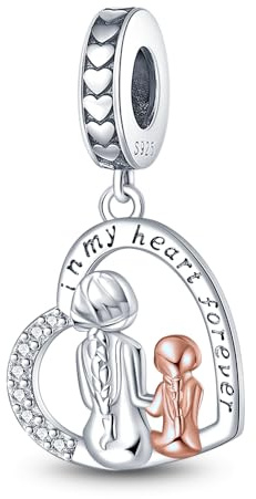 LNQOBU Perles Charms en Argent Sterling 925 pour Bracelets et colliers Charms papillon Charm musique Perles Bijoux Cadeau pour Femmes Filles