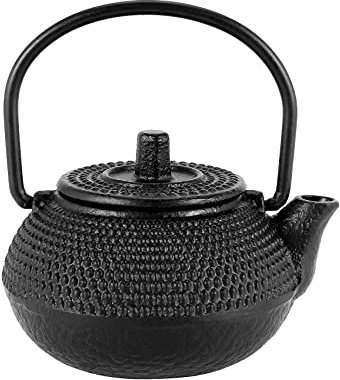 Gokoti 50ML Estilo Japones Emitir Tetera de Hervidor de Hierro Viene + Colador Tetera