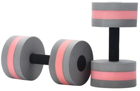 Water Aerobics Dumbbells, set di 2 manubri corti per esercizi dell'acqua, bilancieri aerobici, set di manubri in gommapiuma, per acquagym acquafitness, aquajogging, manubri Aqua Fitness