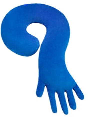 Zqkimzi Boyfriend-Kuschelkissen, weiches Körperkissen, Plüsch-Kuschelkissen, Palmenförmiges gefülltes Kissen, kuscheliges Körperkissen zum Kuscheln und Unterstützen