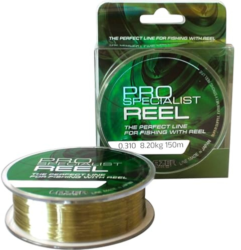 LAZER LINE Monofil Angelschnur 150m Dia 0,310mm Test 8,2kg - Grasgrün Schnur für Hecht Zander Barsch Forelle Karpfen Rig - Monofilament Angelsehne - Nylonfaden Vorfach - Angeln Schnur – Vorfachschnur