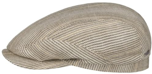 Stetson Daryll Driver Flatcap Made in Germany Unisex Sommer beige 56 cm