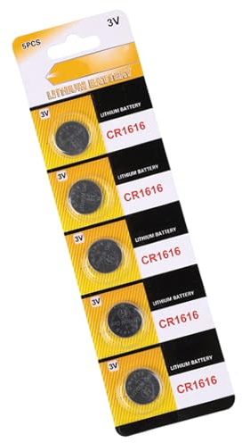 Vdaxvme CR1616 CR1620 CR1625 CR1632 3 V Lithium-Knopfzelle für Autoschlüssel und elektronisches Spielzeug