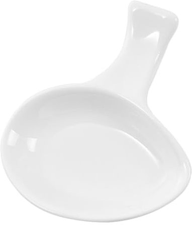 HAKIDZEL Soporte Para Cuchara De Cocina y Reposacucharas De Cerámica, Resistente Al Calor, Multifuncional, Para Utensilios y Salsas, Decoración Doméstica, Uso Diario,