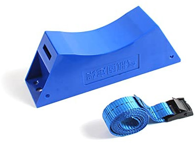 ZKLGS Cylindre de gaz liquéfié RV Support Mural de Cylindre de gaz Support de réservoir de Carburant Dispositif de sécurité pour Caravane, Camping-Car, Bateau, Camping-Car(Blauw)