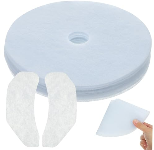 Cloth Dryer Exhaust Filter Cotton Replacement Lint Pad for Tumble Dryer | Intake and Exhaust Filter Set, White Cotton Pads, Easy to Install and Replace