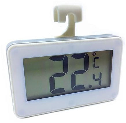 Yardenfun Termometro per Frigorifero con Schermo LCD Ad Alta Precisione Misuratore Temperatura Stabile e Affidabile Adatto per Conservazione Alimenti e Controllo Temperatura