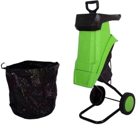 Häcksler Mit Wickelmotor Der Serie 2500 W, Maximaler Durchmesser 40 Mm, Astzerkleinerer 50 L Gartenmüllsack Verarbeitung von Gartenabfällen Laub Ästen