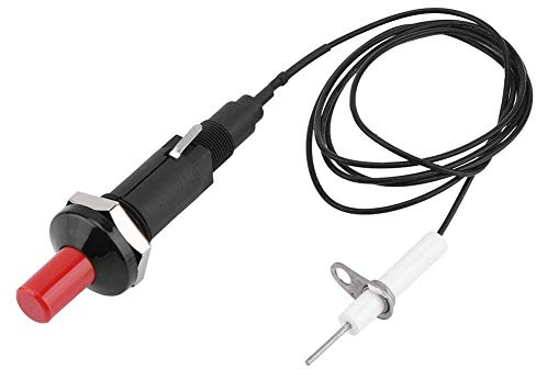 TOPINCN 1 Out 2 Premium Piezo Funken Zünd-Set BBQ Grill Push Button Zünd-Set für Kamin Ofen Gas