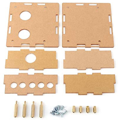 Valve Preamp Shell, High Quality Acrylic Case Good Transparency Housing Protective Parts Kit For 6J1 Valve Tube Preamplifier Board Kit