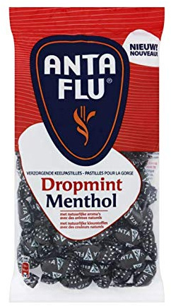 Throat Pastilles | Anta Flu | Nourishing Throat Pastilles Dropmint Menthol | Total Weight 300 Grams
