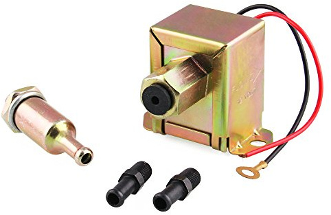 DollaTek Bomba de Combustible eléctrica de reacondicionamiento de Baja presión Universal 12v Bomba de Aceite e8012s Conjunto de Bomba 2.5-4psi