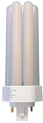 TCP LPLU42B2550K 13W 1600LM 5000K Ballast Bypass Triple Tube LED Retrofit Light Bulb, Replaces 32-42W CFL 2 or 4 Pin G24d / G24q Base LampsF