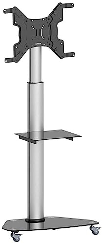 SpeaKa Professional SP-TVC-500 TV-Rollwagen 94,0 cm (37) - 203,2 cm (80) Bodenständer, Höhenverstellbar, Neigbar