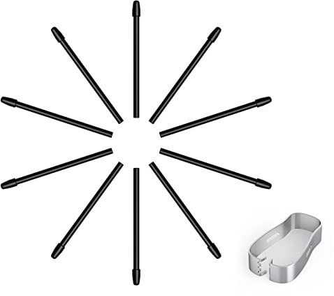 (10 Pennini) Punte di ricambio per stilo pennarello reMarkable, sensibilità alla pressione 4096 e supporto per scrittura inclinabile, con strumento di rimozione pennini (stilo non incluso)