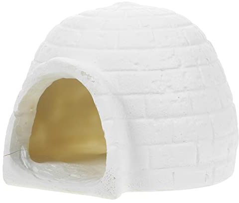 Toyvian Simuliertes Eishaus Modell Aus Harz 3.70X3.43X2.76In Miniatur Iglu Figur Für Kinderzimmer Dekoration Mikrolandschaft Schreibtisch Und Heim Ornament